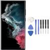 Yoidesu AMOLED Originale per Galaxy S22 Ultra, Display LCD OLED Touch Screen Digitizer Assembly S22ultra SM S908B Schermo LCD di Ricambio con Telaio, 6,7 pollici (Nero opaco)