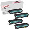 Genérico CF360X Confezione 4 Cartucce Toner Compatibile con HP CF360X CF361X CF362X CF363X (508X) per Color LaserJet Enterprise M552, M553, M577