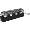 GMBYLBY Tastiera illuminata a LED Clicks Keychain Keycap Tester per adulti Luce Toy Desk