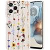 Guxira Silicone Cover Protettiva per Honor 200 Lite 5G, Carino Floreale Design Custodia Antiurto Cover Antipolvere Protettiva Case per - Vite Fiorita