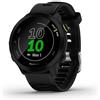 Garmin Forerunner 55 GPS 42 mm Smartwatch da corsa, facile da usare, leggero, guida all'allenamento, funzioni di sicurezza e tracciamento, nero