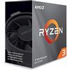 AMD ADVANCED MICRO DEVICES AMD Ryzen 3 3100 Processore (4C/8T, 18 MB Cache, 3.9 GHz Max Boost)