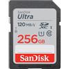SanDisk Ultra 256GB SDXC Memory Card, Up to 120 MB/s, Class 10, UHS-I, V10