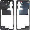 senza marchio RICAMBIO compatibile per Xiaomi Redmi Note 10 M2101K7AI M2101K7AG MIDDLE FRAME SCOCCA TELAIO CENTRALE CON CORNICE LATERALE+TASTI VOLUME Nero