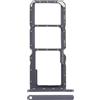 Generico Ricambio Carrello Vassoio alloggio tray Compatibile con Nokia G21 4G TA-1418 TA-1477 TA-1415 TA-1405 TA-1404 TA-1412 porta scheda nano Sim1+ SIM 2 + SLOT SLITTA Alloggio Memoria Micro Sd CARD (Nero)