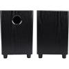 Plyisty Subwoofer Passivo Altoparlante Home Theater da 6,5 pollici 100 W, Audio per Bassi Profondi per Ricevitore Amplificatore Stereo, Finitura in Legno MDF