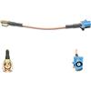 XISEDO Antenna GPS Adattatore Fakra a SMA Plug per auto DVR GPS Modul Tracking Antenna Sistema di navigazione GPS Autoradio Ricevitori GPS
