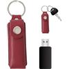 Hogvinnatil Portachiavi USB | Custodia protettiva per chiavi USB con anello portachiavi - astuccio portatile per registratore vocale lettore di schede badge backup scuola ufficio casa