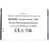 Audiosystem BATTERIA PILA per BRONDI AMICO SMARTPHONE XL S602 CAPACITA' ORIGINALE 2800MaH
