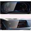 tusgt Car Navigation Pellicola Protettiva Per BMW Per X5 Per X6 Per X7 G05 G06 G07 2019-2022 Navigazione GPS Per Auto Pellicola Protettiva Schermo LCD Vetro Temperato(GPS and Dashboard A)