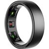 SWZEC Volovivo Anello Smart Con Ricarica Wireless(Nero,10)