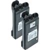 vhbw 2x batteria compatibile con Icom IC-F3002, IC-F3001, IC-4101, IC-3101 radio (2200mAh, 7,4V, Li-Ion) + clip