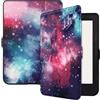 Generico DayQiQiPu Custodia per Kobo Nia 2020 6 Pollici Custodia per eReader in TPU Ultrasottile con Funzione di Sonno/veglia Automatica Copertura Antiurto - Cielo Stellato Galattico