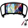 PLKEQS Autoradio per Auto 4G 64G Android 15 aggiornabile per N-issan Juke 2010-2014, Schermo Touch HD da 9 Pollici, Stereo da 2 DIN con Carplay, GPS, Navi, WiFi, Bluetooth, SWC e Telecamera,Y1
