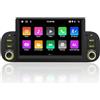 Fiorigo Auto Radio Giocatore GPS Navigation Carplay/Android Autoradio 7 pollici HD Touch Screen Player Ricambio per Fiat Panda 312, 319 2012/02-2025/12 (OEM: 735603526,735603527)