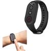 Tuvzylory Telecomando per fotocamera compatibile con DJI Action 6/5/4/3 e Insta360 X3/X4/X5, portata 50 m, nessuna app richiesta, autonomia 40 ore, compatibile con telefono (nero)