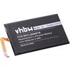vhbw batteria compatibile con Blackberry SQC100-3, SQC100-1, Q20, Kopi, Classic 4G, Classic smartphone cellulare (2500mAh, 3,8V, Li-Poly)