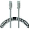 aiino italian ideas aiino Helmet Cavo USB-C a USB-C [Certificato MFI] 1m in Metallo, Carica Rapida e Sincronizzazione, Antinodo, Compatibile con iPhone 12 Mini/12/12 Pro/12 PRO Max/SE/11/11 Pro/11 PRO Max - Argento