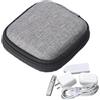 Generisch Mini Electronic Case | Custodia rigida per caricabatterie e | Borsa organizer da viaggio compatta | Borsa di memoria tecnologica ideale per cavi, adattatori, dispositivi e protezione nel