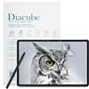 Diacube Paperfeel - Pellicola protettiva per Samsung Galaxy Tab S10 Plus da 12,4, antiriflesso, opaca, in PET per disegnare e scrivere come su carta, alta sensibilità al tatto, facile installazione,