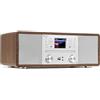 Audizio Avola - Radio DAB+ Internetradio con lettore CD | Radio Internet WLAN, Bluetooth e FM | Suono di alta qualità | Radio DAB Plus con lettore CD in Argento Marrone