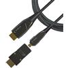 Techly 107432 Cavo HDMI™ A/A Micro HDMI™ Active Optical Cable in Fibra Ottica 4K 50m Nero