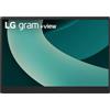 LG Gram +View 17MT70, monitor portatile da 17, 16:10, WQXGA 2.560x1.600, DCI-P3 99%, luminosità 350 cd/m², USB Type-C