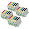 BELLIVESTORE 20 Cartucce compatibile per Epson T0551 T0552 T0553 T0554 (8 x Nero T0551+ 4 x Ciano T0552 + 4 x T0553 Magenta + 4 x T0554 Giallo) Stylus Photo RX420 RX425 240 RX520 Stylus Photo R245
