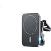 NGBFF Caricatore Wireless, Caricabatterie for auto senza fili magnetici da 30 W Supporto for presa d'aria Supporto for telefono Stazione di ricarica for caricabatterie wireless for telefono(Black No Cable)