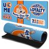 Head Case Designs Licenza Ufficiale WWE Never Give Up John Cena 23.62 x 11.81 x 0.12 Inches (600 x 300 mm) - L Tappetino per Mouse E Scrivania da Ufficio per Giochi Tastiera PC