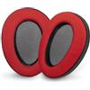 Voarmaks Cuscinetti in memory foam per cuffie Hifiman Arya Ananda Edition XS X HE1000se HE1000 V2 Jade II, cuscinetti di ricambio in poliestere ibrido rosso
