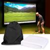Generic Schermata Di Impatto Del Simulatore Di Golf, Schermo A Impatto Golf Ultra Chiaro Interno, Tessuto Bersaglio Da Golf, Panno Per La Pratica Del Golf, Suoni Anti-impatto Che Cancella Tende 270CM*203CM
