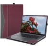 xisiciao Custodia protettiva per laptop Lenovo ThinkBook 16 G8 IRL e G7 ARP IML QOY e ThinkBook 16 G6 ABP/IRL [non per altri modelli], custodia protettiva in pelle PU per notebook PC da 16 pollici (rosso