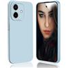 DESSEN Cover per Oppo A40 4G / A40m / Oppo A60 5G - Silicone Custodia Antiurto Protezione Fotocamera Case Sottile e Morbida TPU Bumper Antishock Anti-Impronte, Blu Chiaro