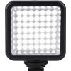 Wakects Pannello di Illuminazione Video LED, 5.5W, Lampada Portatile per Videocamere e Fotografia, 49 LEDs, Faretto Fotografico