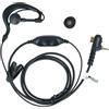 vhbw headset, auricolari compatibile con Motorola MTH850, MTP850, MTH650, CEP400, Tetra, MTH600, MTH800 radio, walkie-talkie - nero