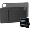 GEWOKLIY Pannello di ricarica wireless magnetico, supporto VESA regolabile in lega di alluminio per iPad Pro 13 M4 (2024), compatibile con testa a sfera da 75/100 mm e 17 mm (braccio non incluso