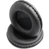 Generic 2 pezzi cuscinetti auricolari di ricambio per cuffie paraorecchie, copertura in spugna, comodi cuscinetti per orecchie in schiuma morbida nera (65mm)