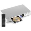 Audizio Bolzano - Radio Internet Wi-Fi con Bluetooth, lettore CD, Spotify Connect, sveglia, 40.000 stazioni radio, telecomando e controllo app, collegamento Toslink e subwoofer, radio DAB+ e FM,