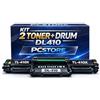 PcStore Kit 2 Toner Compatibili Pantum TL-410X + Drum DL-410 Unità Tamburo Nero - Alta Resa per Pantum P3010 P3010D P3010DW P3300DN P3300DW M6700D M6700DW M6800FDW M7100DN M7100DW