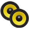 SHARD-LAB COPPIA WOOFER 300w 8 20 CM 21 CM 210MM 8 Ohm ALTOPARLANTI X CASSE ACUSTICHE O PREDISPOSIZIONI SPORTELLO AUTO