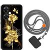vingarshern Cover OnePlus Nord CE 3 Lite (5G) Custodia in Silicone Sottile,OnePlus Nord CE3 Lite Cover Antiurto Con Motivo,OnePlus Nord CE3 Lite Case Silicone Con Catena/Cordino per Cellulare,Foto05