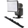 LumiQuest Mini SoftBox LQ-108S, Flash Diffuser & Light Softener, Universal Classic Design for External Camera Flashes, with UltraStrap