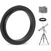 Mtlavishness Adattatore per telescopio M54 a M48 Accessori per Lenti per telescopi astronomici in Lega di Alluminio Nera Robusto e Durevole Lavoro di precisione per telescopi