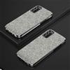 PAIX Custodia Telefono Trasparente Compatibile con Samsung Galaxy A03S Cover Cornice Elettroplaccata Gradiente Glitter Protettiva Sottile TPU