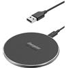 Energizer Caricatore Wireless 15W Ultra Sottile in Alluminio | Compatibile con iPhone, Android e Auricolari | Ricarica Rapida Qi, Design Antiscivolo e Case-Friendly fino a 4mm | WCP107