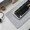 Surwin Tappetino per Mouse Grande Tappetini Mouses Gaming Tappetino Mouse da Tavolo xxl Feltro Tappeti Mousepad Base in Gomma Antiscivolo (Grigio,1000x500mm)