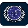 GRAPHICS & MORE Star Trek United Federation of Planets Logo basso profilo sottile panno blu tappetino per mouse