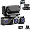 Generic Videoregistratore DVR WiFi a 360° per auto con 4 canali, protezione completa a 360°: guida con fiducia, registrazione senza preoccupazioni, Dash Cam a 360° a 4 canali, 3 telecamere generali+scheda 32G