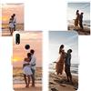 Sunrive Personalizzate Pelle Cover compatibile con Huawei P Smart Z personalizzabile con Foto Testi Frase Logo e Grafiche Personalizzata, cordino per cellulare universale